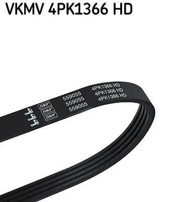 Curea transmisie cu caneluri VKMV 4PK1366 HD SKF